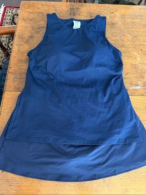 Lands' End Dark Navy tanking and skirt